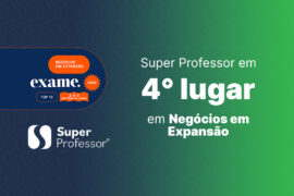 Super Professor em 4° lugar em Negócios em Expansão
